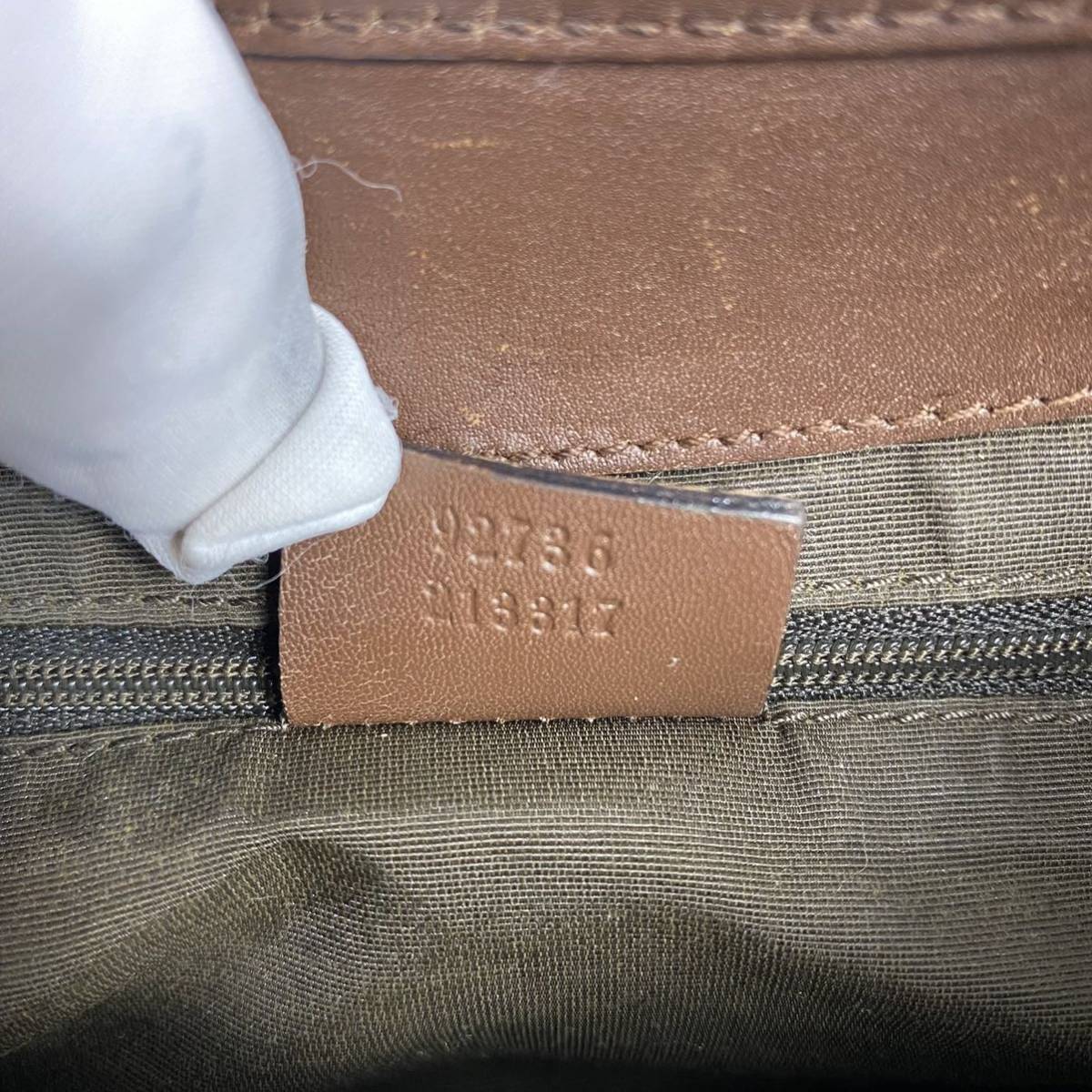 1円 【稀品 美品】 本物 GUCCI グッチ ショルダーバッグ ワン 