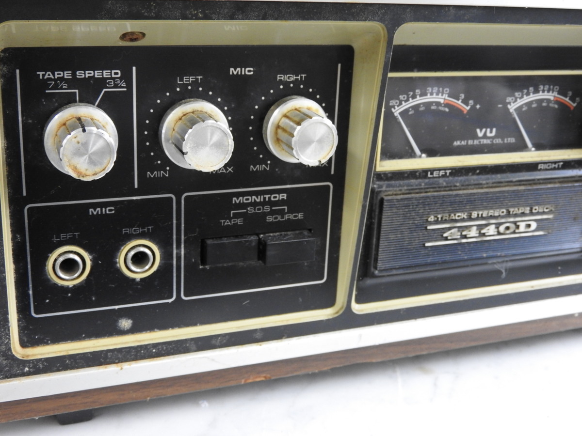 AKAI GX-4440Dオープンリールデッキ美品ジャンク品 オープンリール