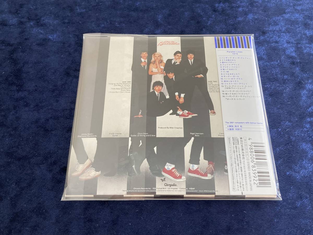 ☆ブロンディ☆紙ジャケット☆恋の平行線☆日本盤☆帯付☆CD☆ボーナス 