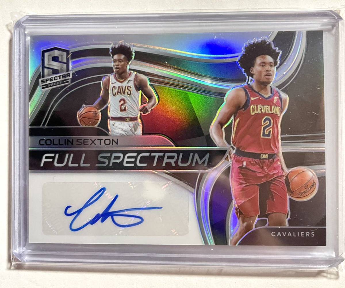 2020-21 Panini Spectra Collin Sexton Full Spectrum Silver Prizm 