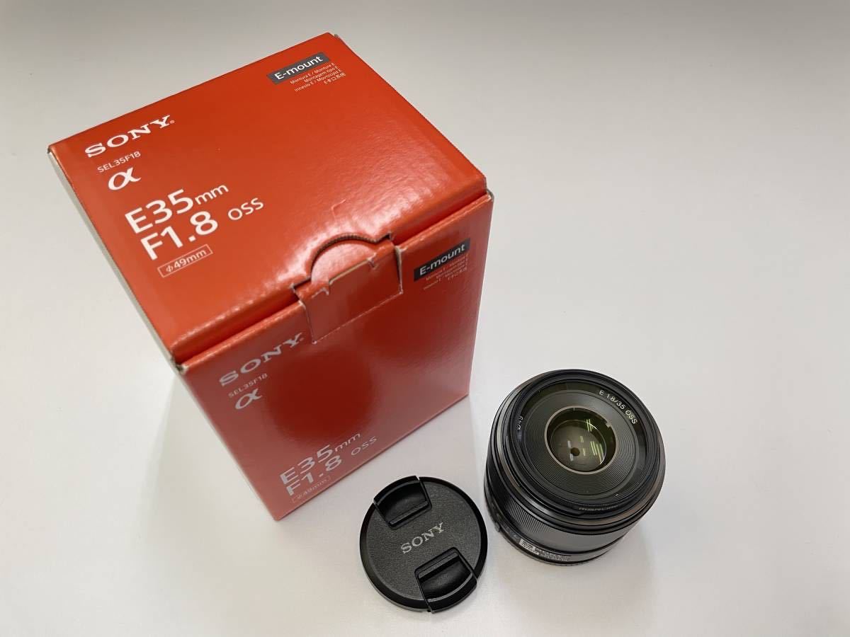 ◇1円スタート◇SONY ソニー SEL35 F18 単焦点レンズ E35mm F1.8 OSS 