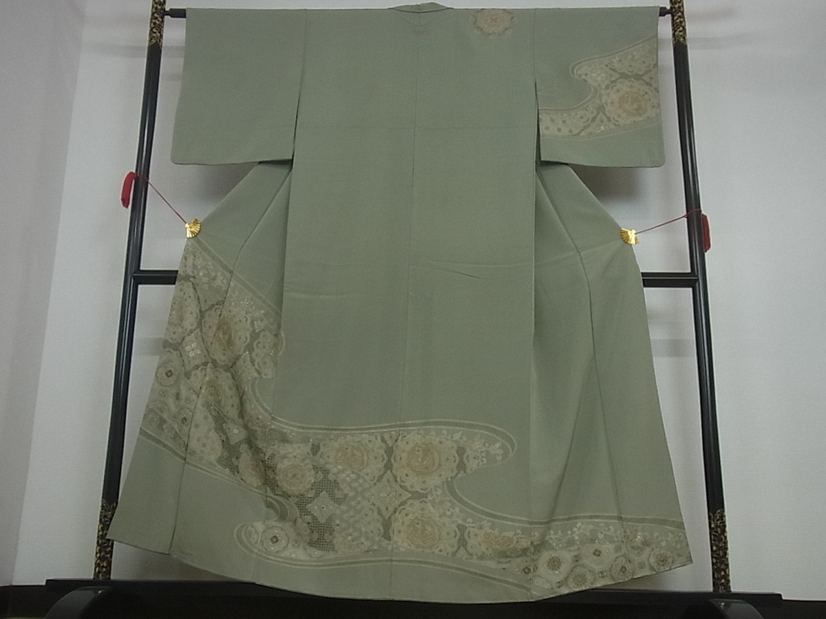 中国三大刺繍 汕頭刺繍 スワトウ刺繍 総刺繍 平和屋-こころ店□訪問着 