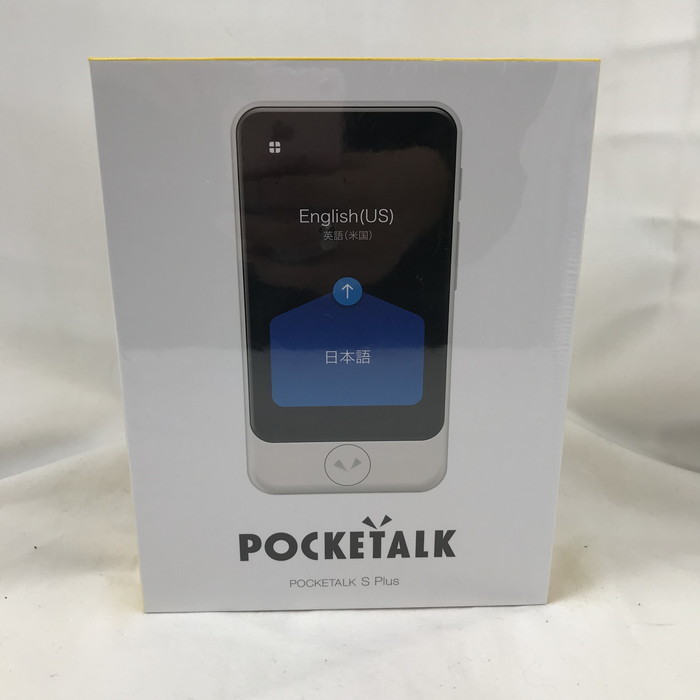 未使用POCKTALK ホワイト PTSPGW [jgg] S POCKETALK ホワイト 通信2年