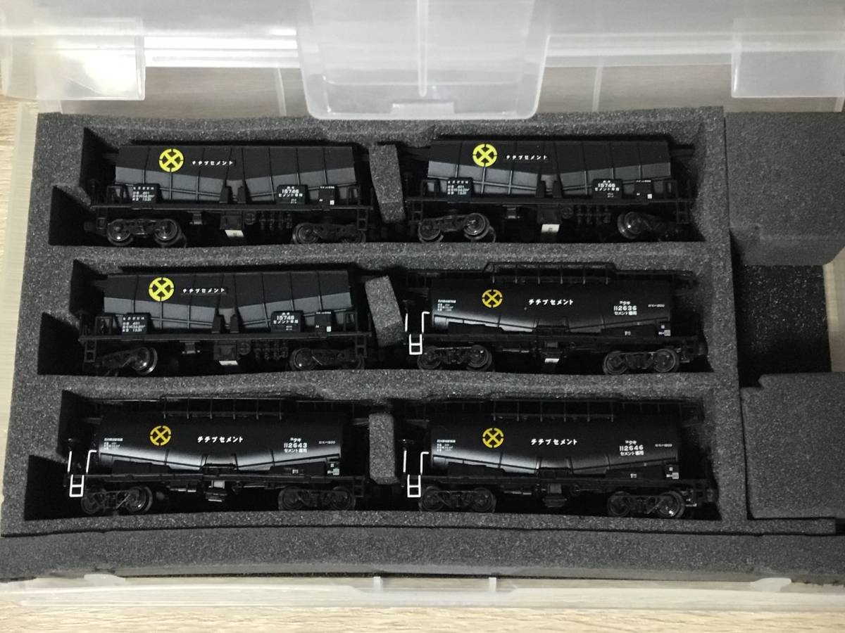 得価，安い 河合 秩父セメント ホキ5700 タキ1900 6両セット(貨物列車)｜売買されたオークション情報、yahooの商品情報をアーカイブ公開 - オークファン 貨物列車