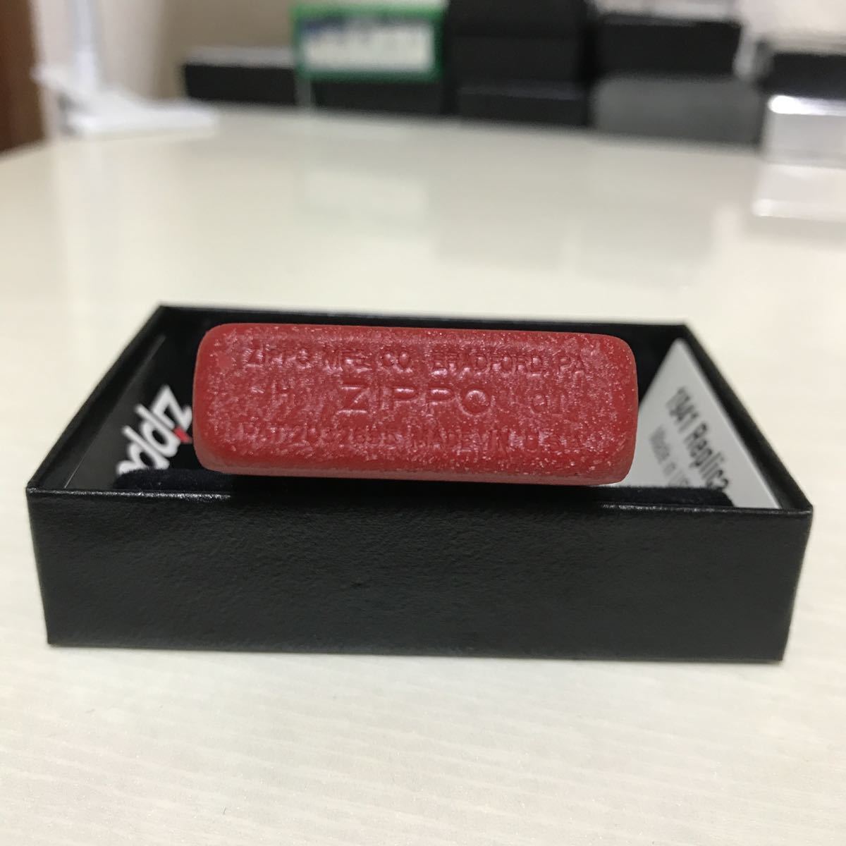 ZIPPO レッドクラックル クラックル加工 2001年製 1941レプリカ 未使用 
