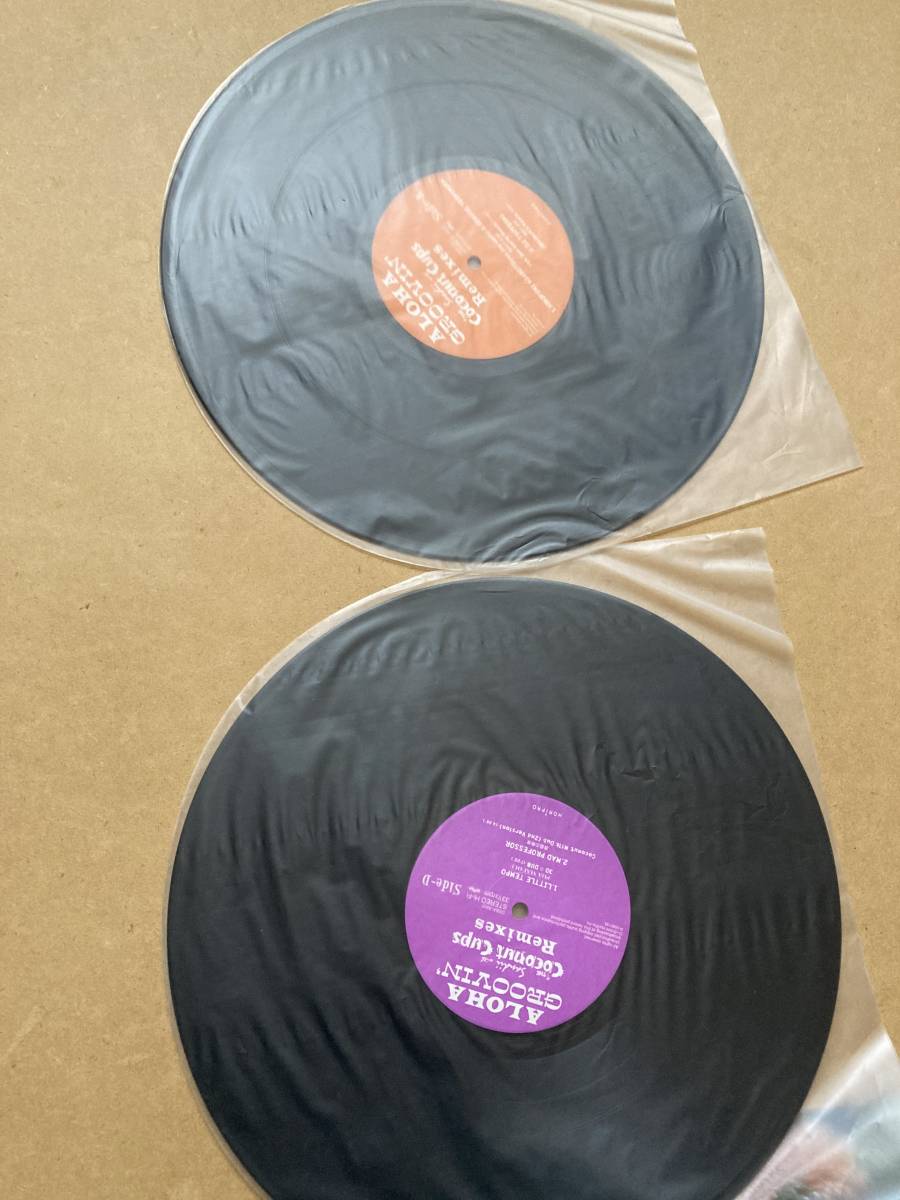 2LP ALOHA GROOVIN / SANDII WITH THE COCONUT CUPS REMIXES LITTLE