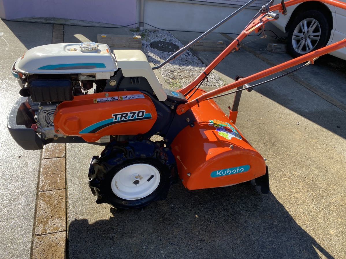  クボタ 土の助TR70正逆転6.2馬力歩行型農用トラクター み(車体)｜売買されたオークション情報、yahooの商品情報をアーカイブ公開 - オークファン 車体