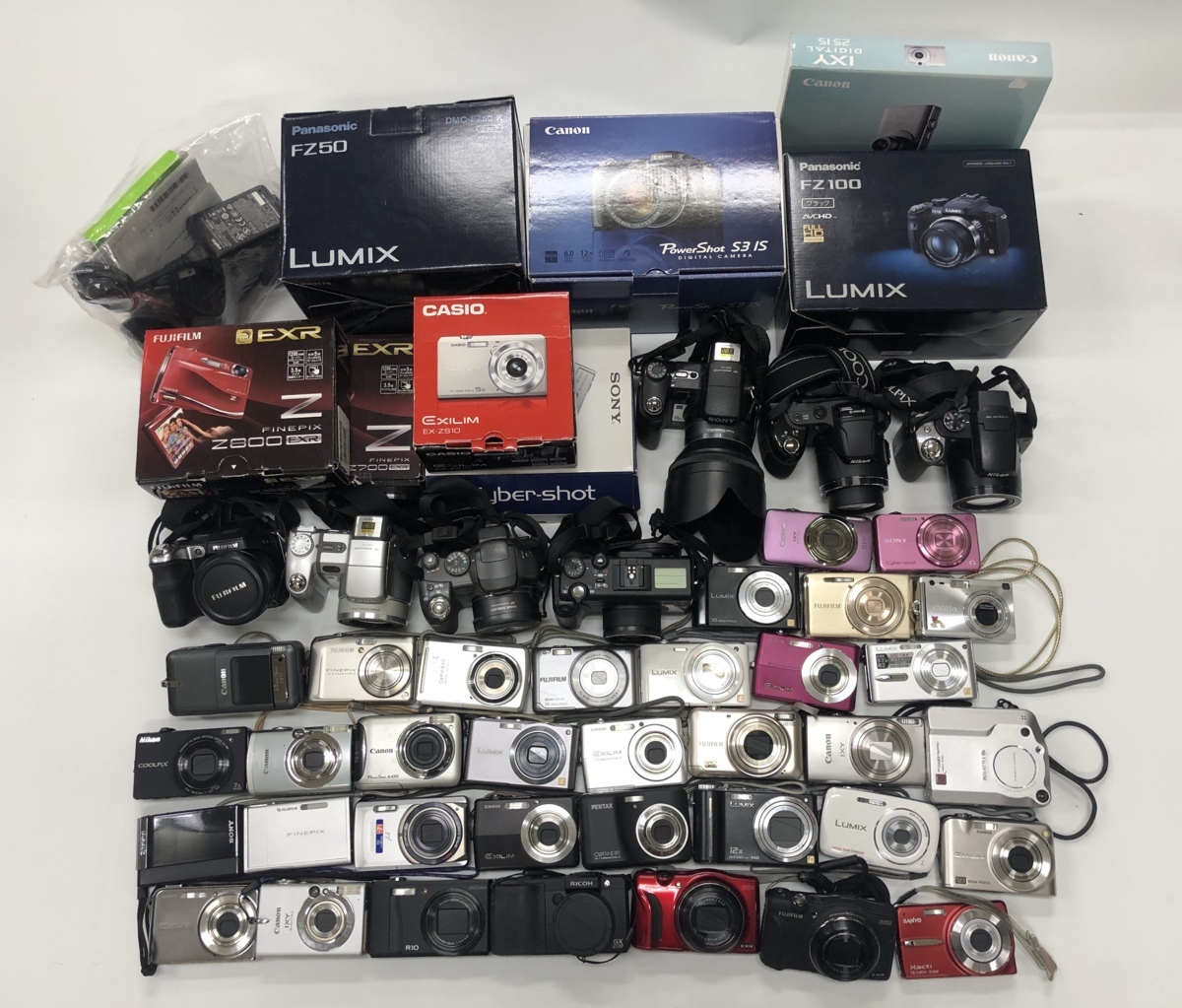 1円～ RICOH FUJIFILM Nikon Panasonic Canon 他 デジタルカメラ 50台