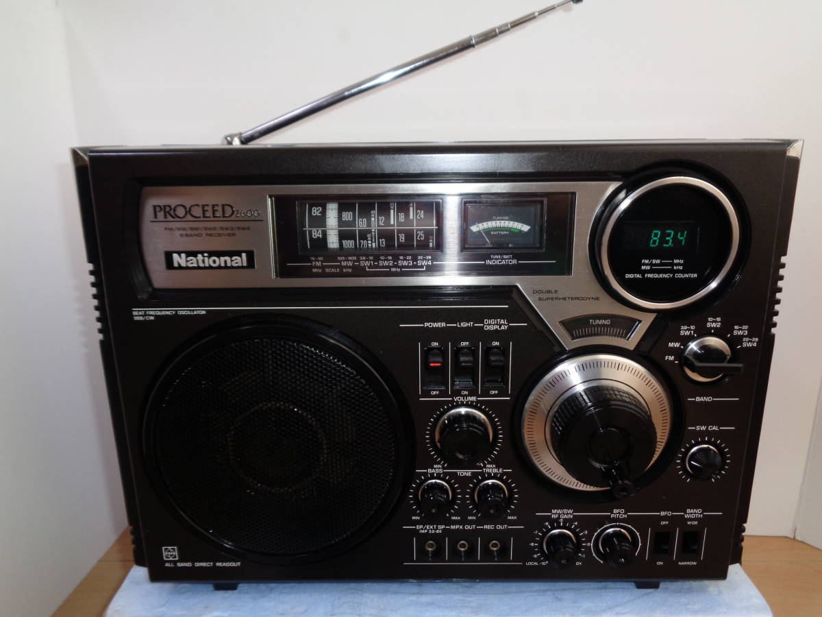 ナショナルBCLラジオ 6バンド RFーB300 動作品 ナショナルBCL
