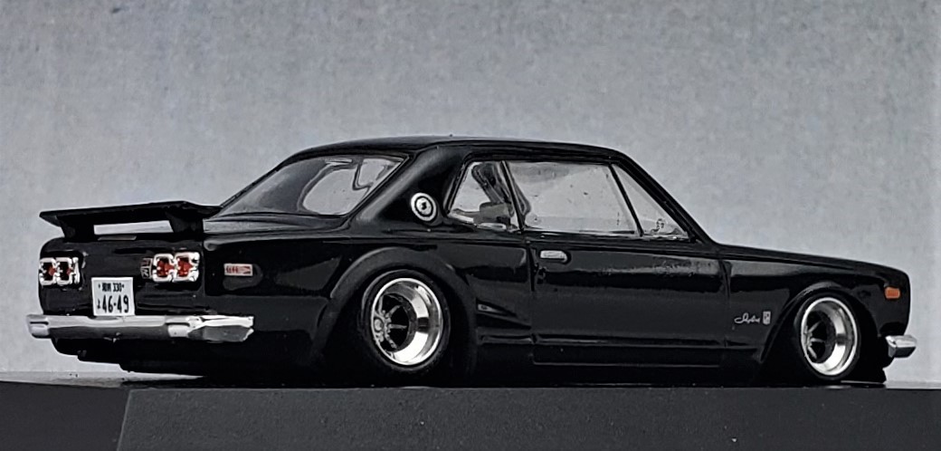 1/64 日産 スカイライン改 ハコスカ 2000GT-R ブラック チンスポ