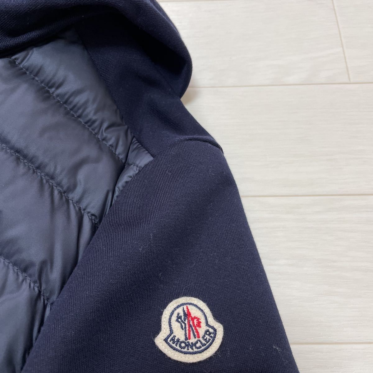 MONCLER モンクレール MAGLIA CARDIGAN ナイロン切替 ダウンジャケット 