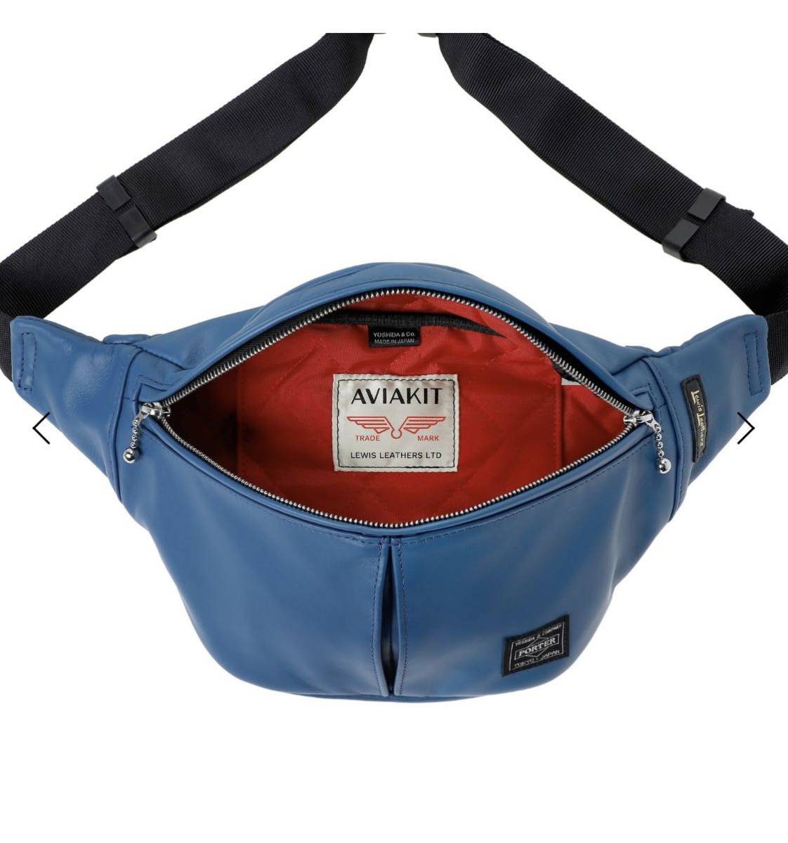 新品 Lewis Leathers × PORTER WAIST BAG ルイスレザー ポーター 