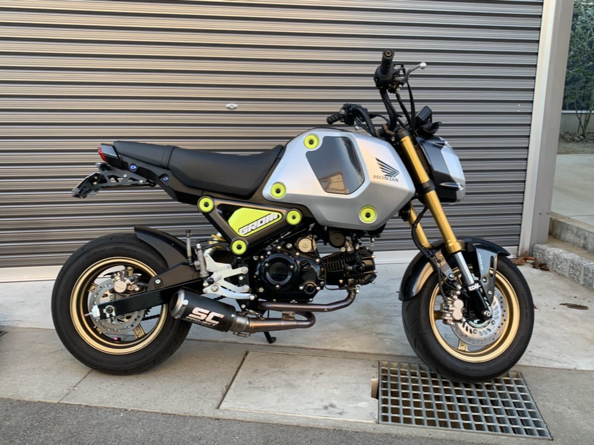 HONDA GROM　jc92 カスタム現行車　人気品薄　グロム　極美品　走行少