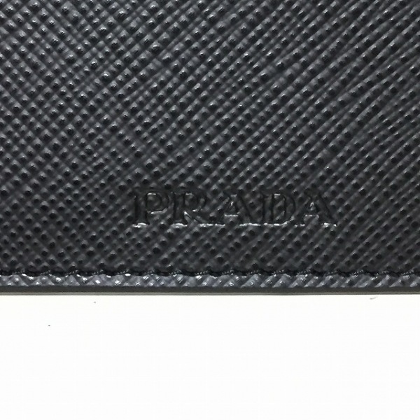 プラダ PRADA パスケース - レザー 黒 長財布付属品 美品 財布 【公式