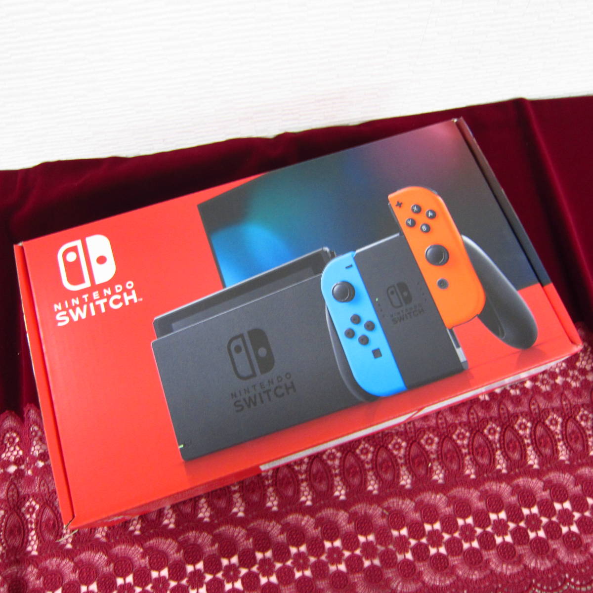 ●【新品 任天堂switch 本体】 Nintendo セット ネオンブルーHAD-S-KABAA ネオンレッド スイッチ 新型 未使用プレゼント激安1円スタート