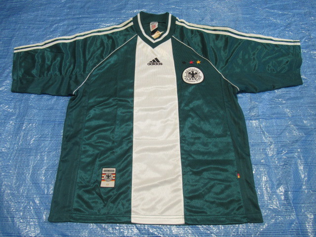 【正規品】 新品タグ付き未着用 ドイツ代表 1998-1999年 アウェイ用 半袖 Lサイズ フランスワールドカップ EURO2000予選時