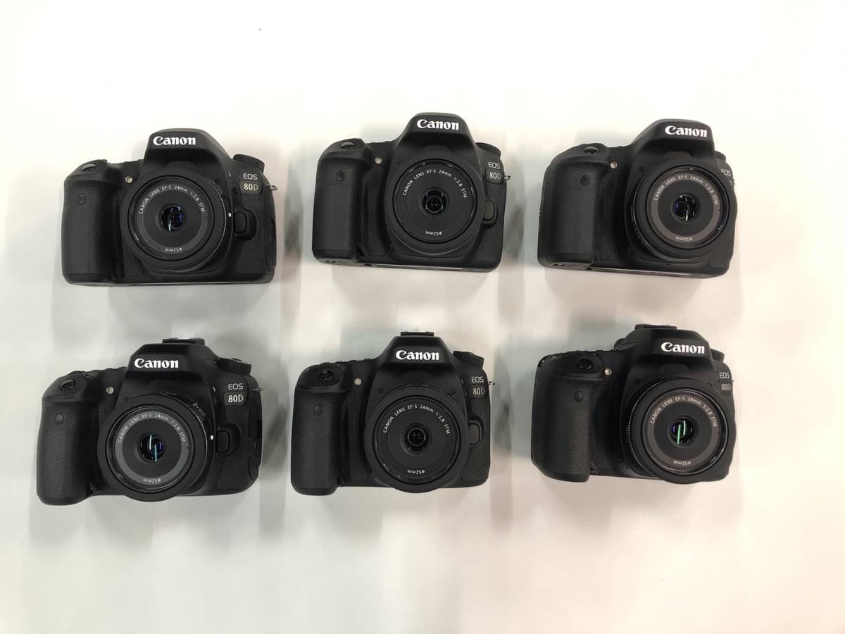 得価，正規品】 ※送料無料※Canon EOS 80D 6個セット デジタル一眼