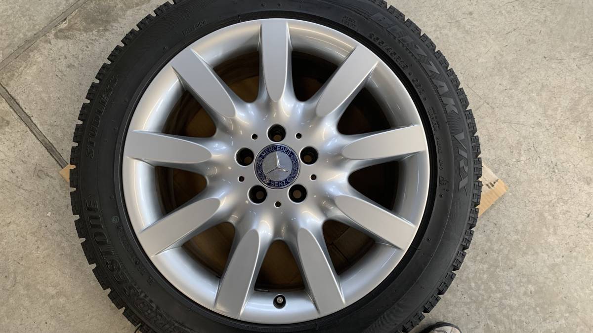ベンツSクラス（W221） 純正ホイール / ブリジストン ブリザックVRX  
