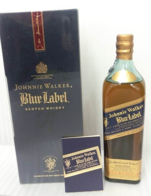 ジョニーウォーカー ブルーラベル　未開栓 未開栓 ジョニーウォーカー ブルーラベル 750ml 43％ JOHNNIE WALKER