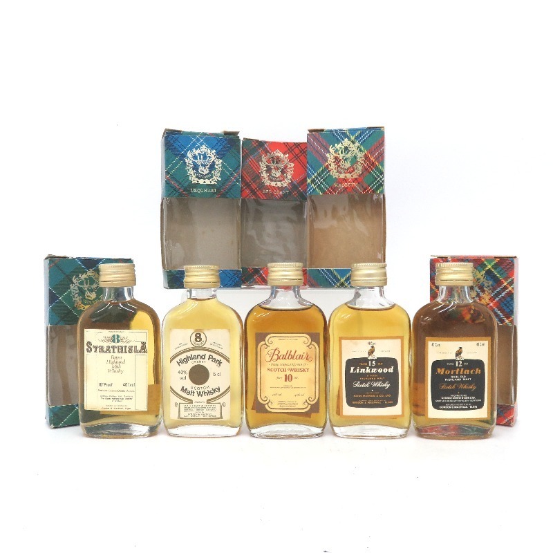 ミニボトル ウイスキー 50ml スコッチ スコッチウイスキー 5本セット