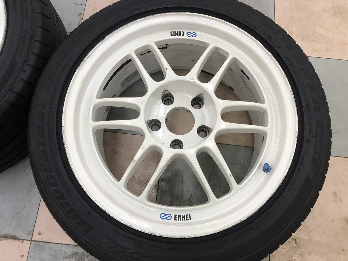 RPF1 エンケイ ENKEI 17インチ 軽量 Racing レーシング 2本タイヤ交換 