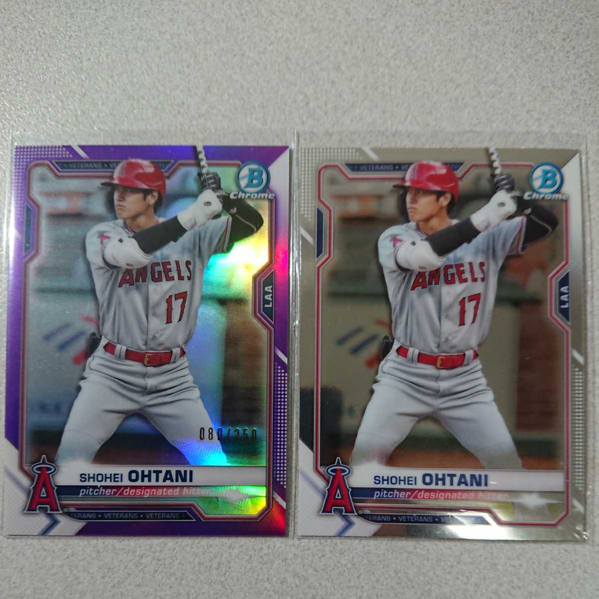 250枚限定】MLB 2021 Bowman Chrome〈SHOHEI OHTANI 大谷翔平〉＋ 