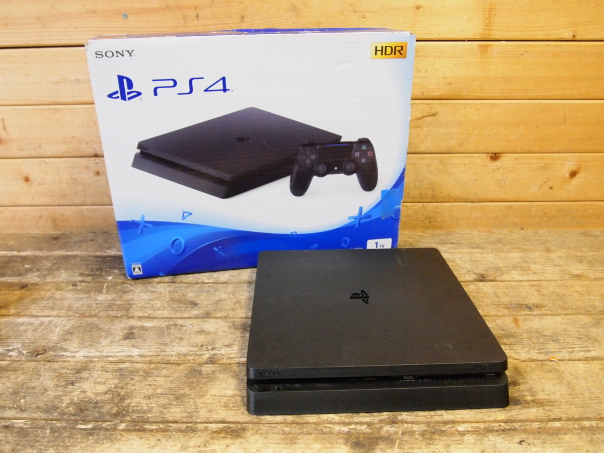 ☆SONY ソニー PS4 CUH-2200B 1TB JET Black 本体のみ 箱付(PS4本体 