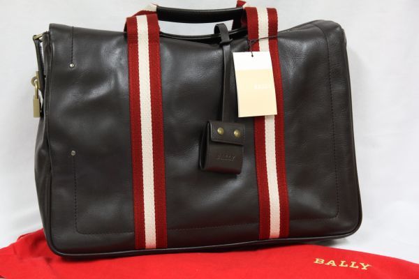 BALLY バリー ビジネスバッグ レザー バリーライン バッグ 手持ち 