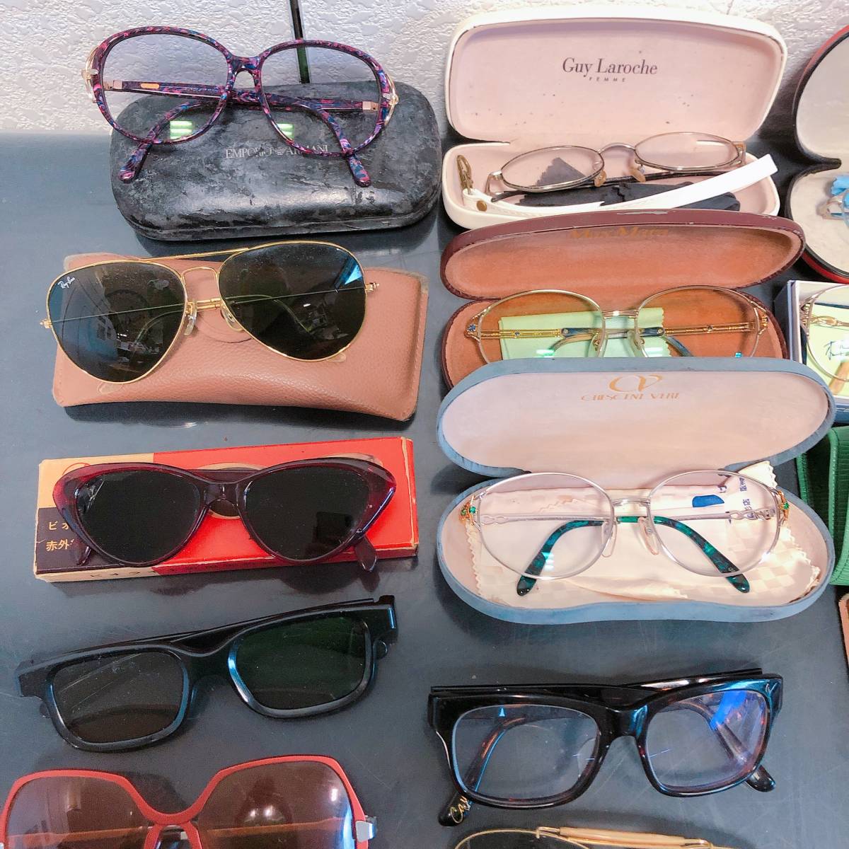 YL5 メガネ サングラス 大量 まとめ Christian Dior Ray-Ban Lancel 