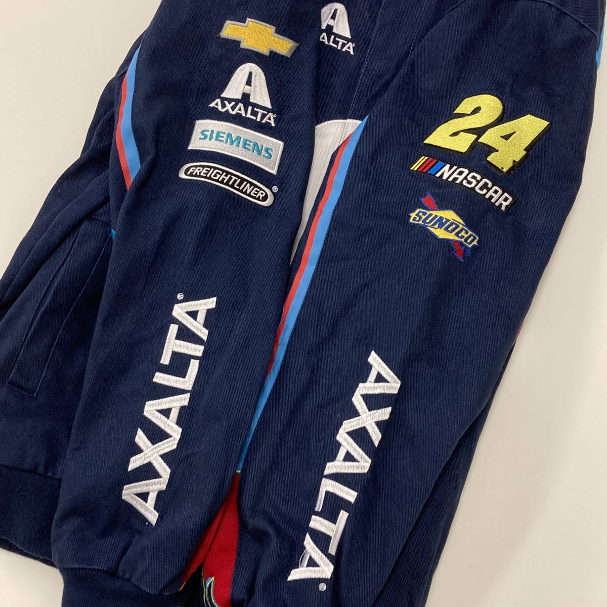 ジェフハミルトン AXALTA レーシングジャケット ネイビー Mサイズ 