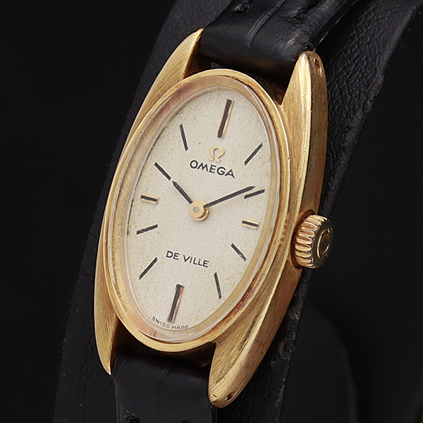 1円◎稼働品◎【OMEGA/オメガ トップ 18K/750 12.8g】デビル 手巻き