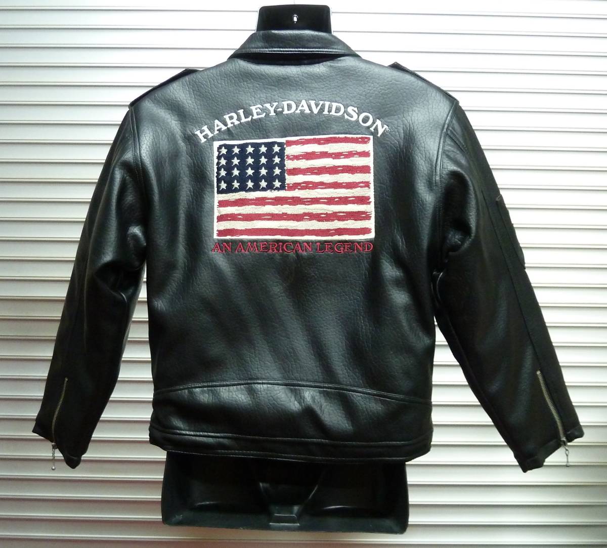 ⭐️90s⭐️HARLEY DAVIDSONライダースジャケット アメリカ星条旗 入荷