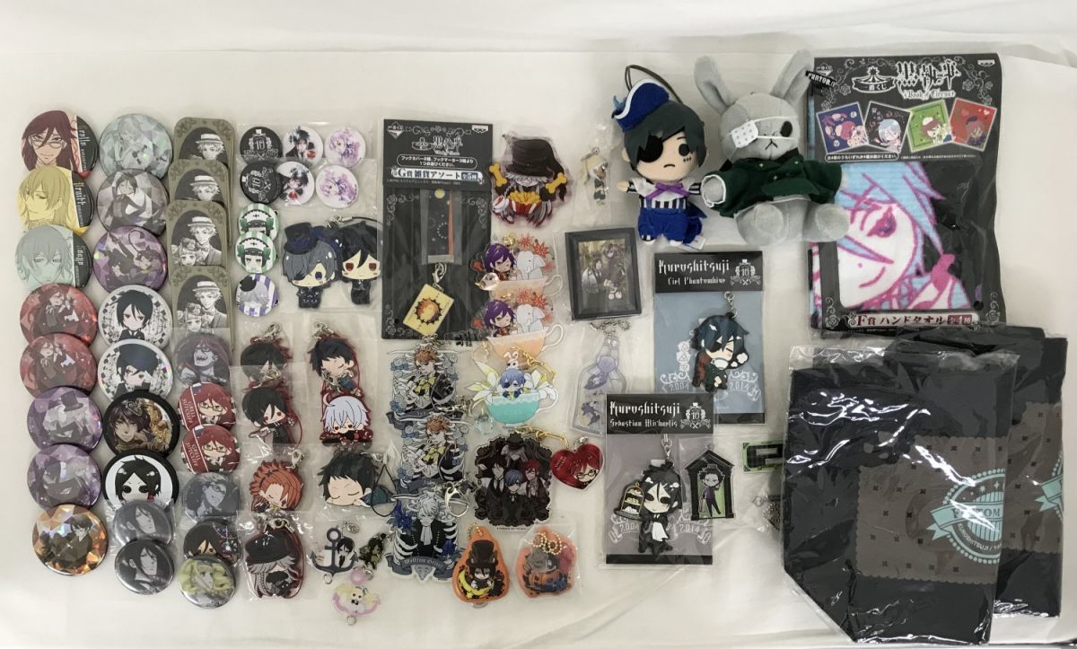 C99グッズ 黒執事 缶バッジ ラバスト他まとめ売りセット