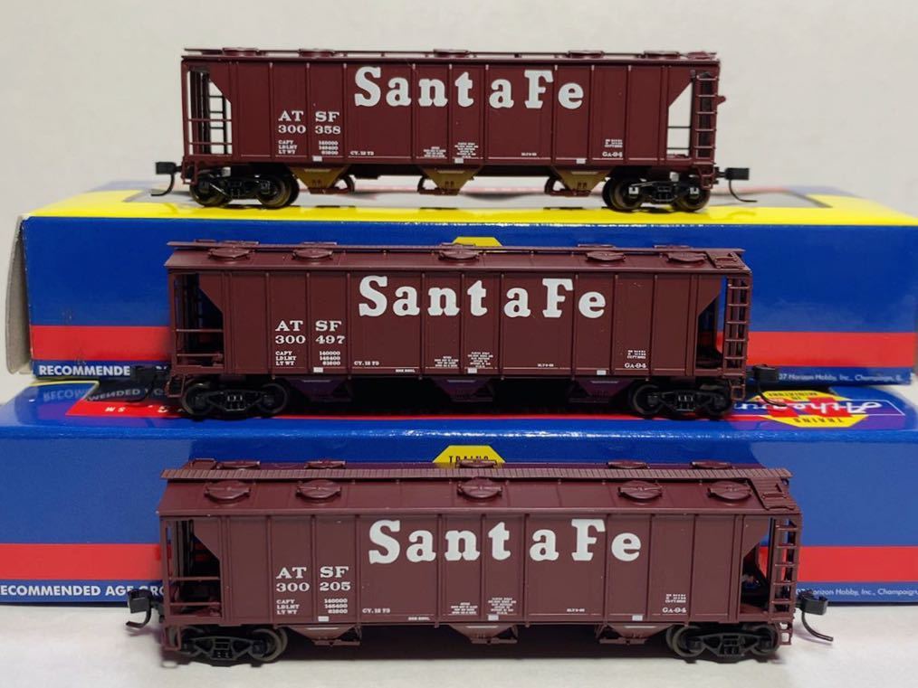 Athearn アサーン 10443・10444・10445 Santa Fe PS 2893 Cavered