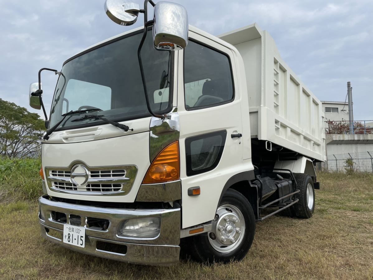 売切り　佐賀　11万k 4t 深ダンプ　車検タップリ　最低落札無し　土砂禁　レンジャー4トン　深箱　深ボディー_1