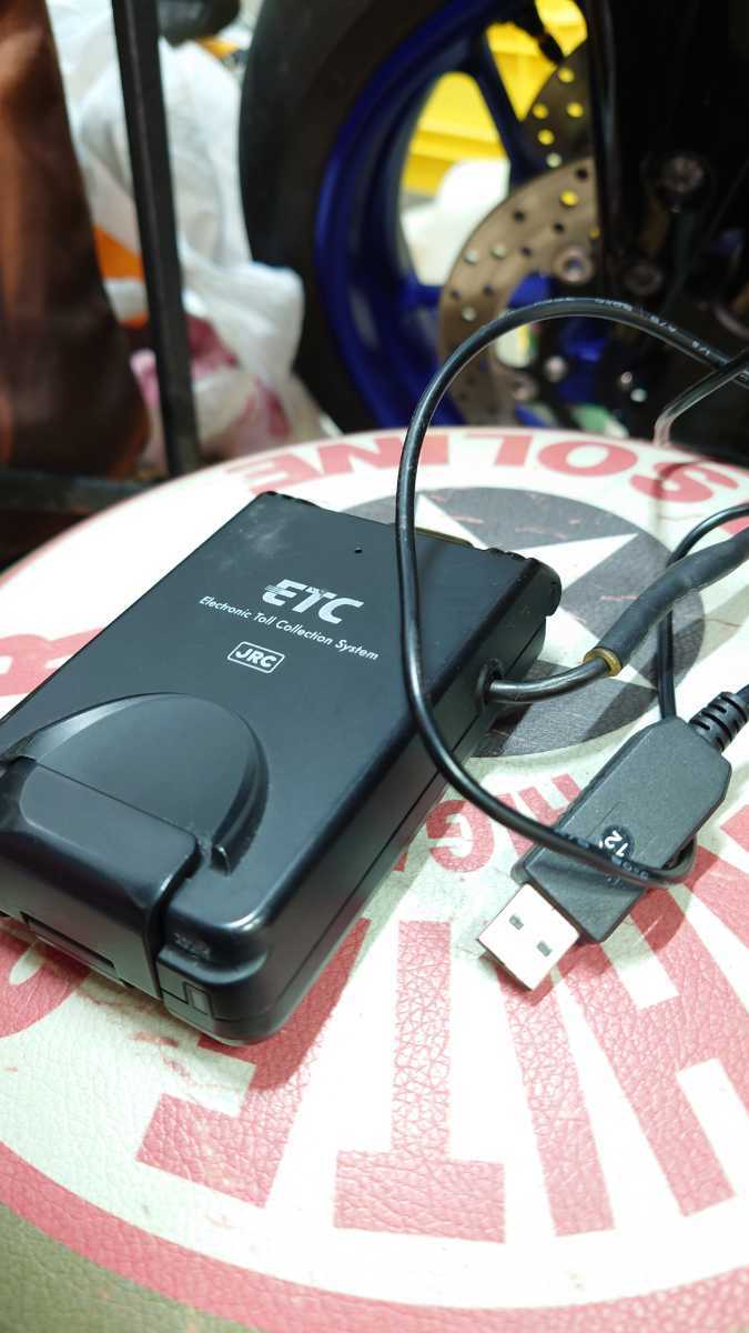 ETC車載器 JRM-12 日本無線 バイク.二輪車用 2010年式 動作確認済 USB
