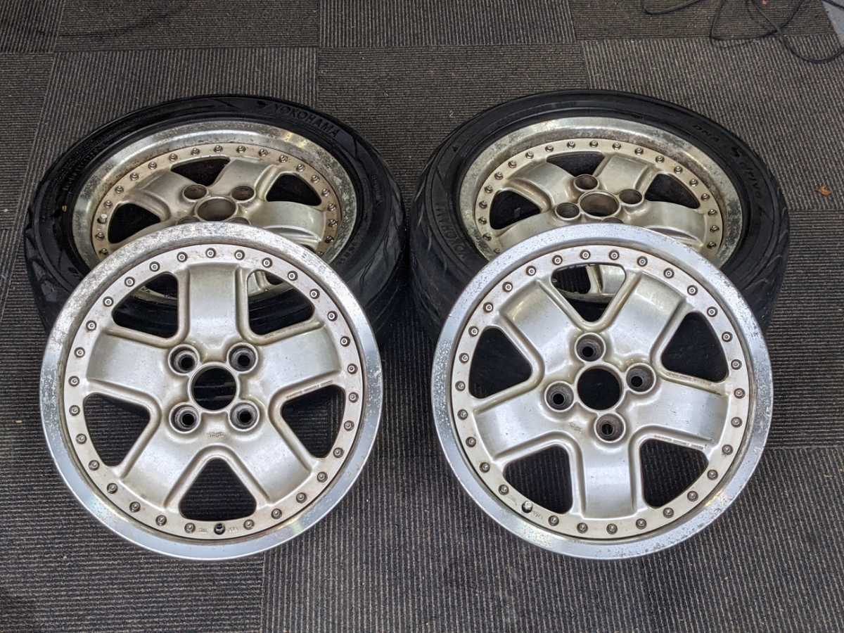 無限 PCD100 - MUGEN J Yahoo!オークション MR5 4本セット 4H 6J 中古1本 0