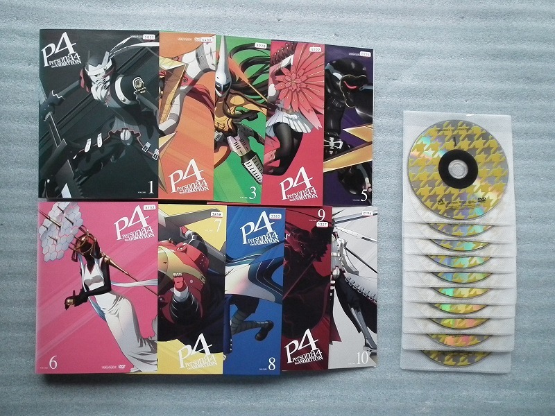 P4 ペルソナ4 the ANIMATION 入り組ん Blu-ray10巻セット 未開封 