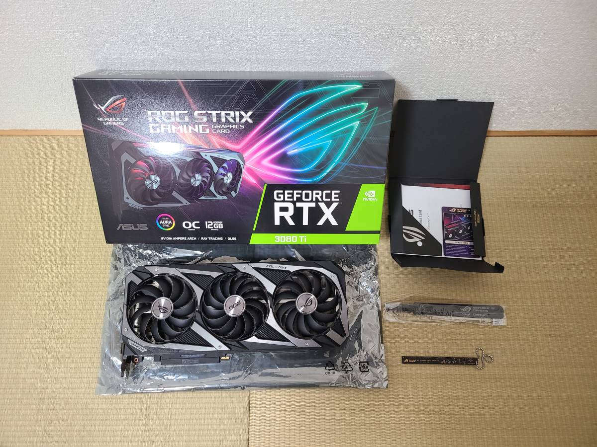 【中古美品】ROG-STRIX-RTX3080TI-O12G-GAMING 中古】ASUS ROG-STRIX-RTX3080TI-O12G-GAMING RTX3080Ti/12GB(GDDR6X