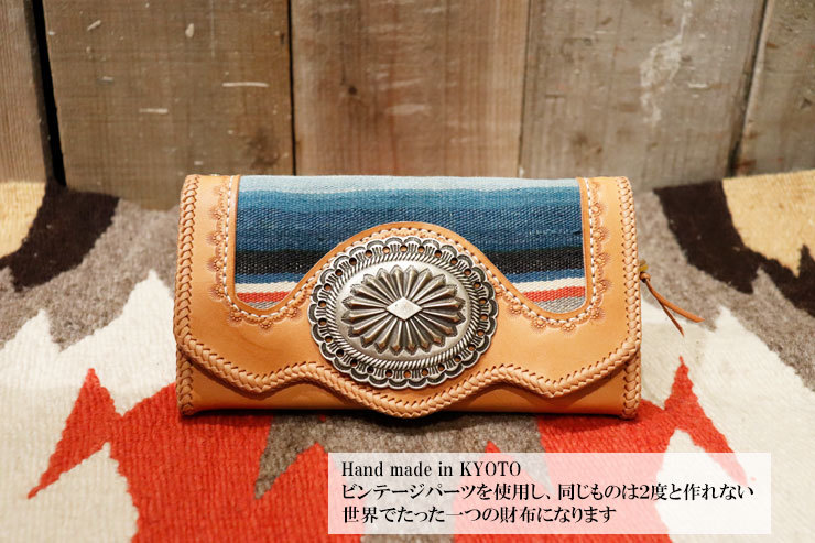 146☆cooone セラーペ ラグ ウォレット レザー 長財布 146☆cooone