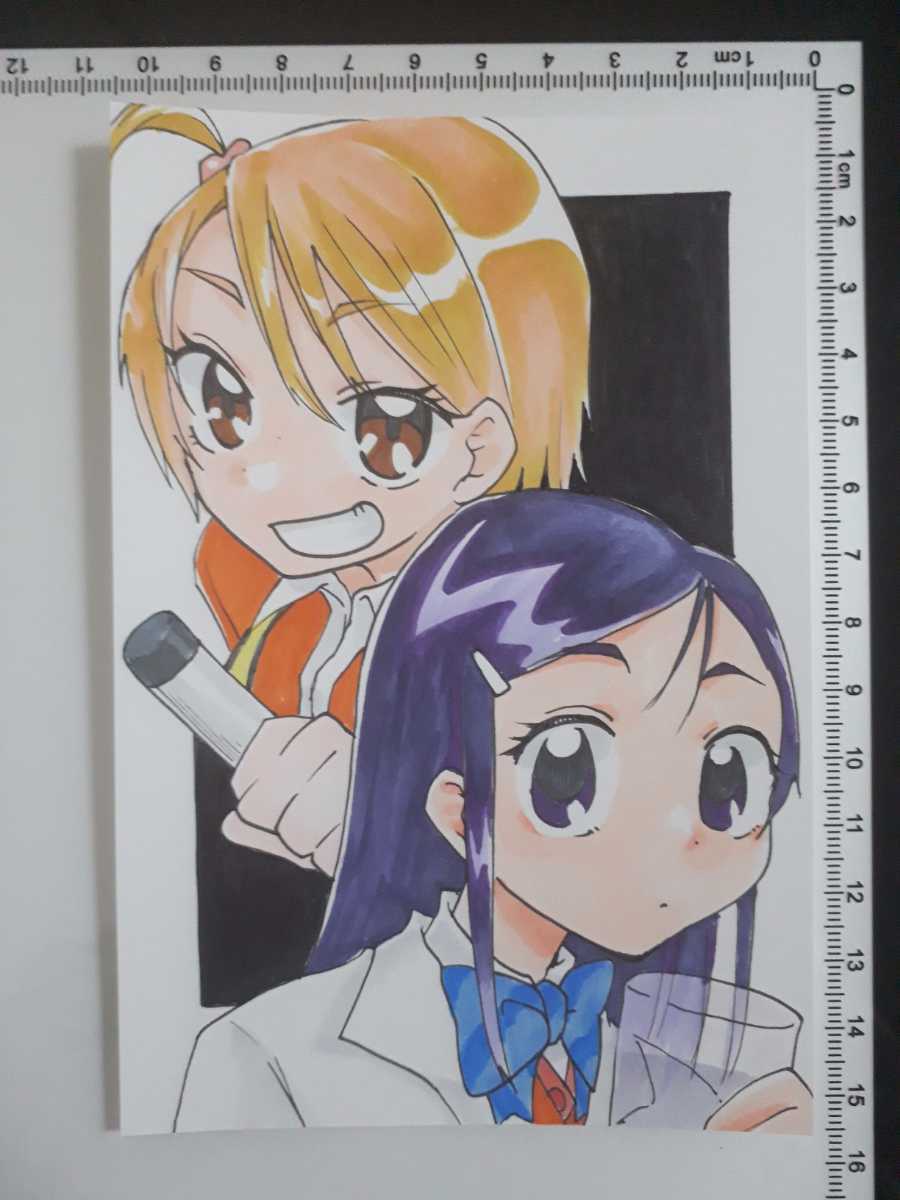 はがきサイズ 手書きイラスト プリキュア 美墨なぎさ 雪城ほのか ファンアート 手描きイラスト ハガキサイズ ポストカード 葉書 手描きイラスト 売買されたオークション情報 Yahooの商品情報をアーカイブ公開 オークファン Aucfan Com