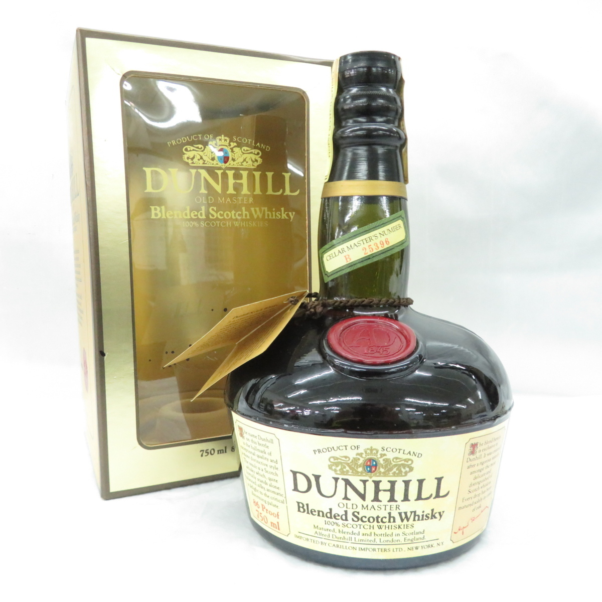 未開栓】dunhill ダンヒル オールドマスター ウイスキー 750ml 43％ 箱