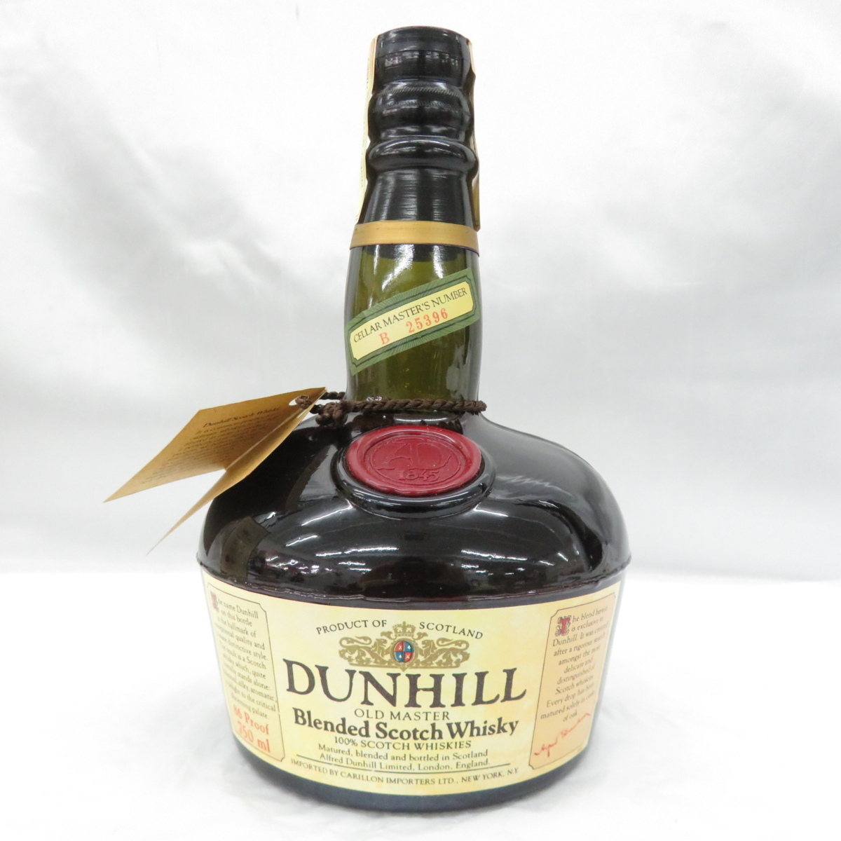 未開栓】dunhill ダンヒル オールドマスター ウイスキー 750ml 43％ 箱