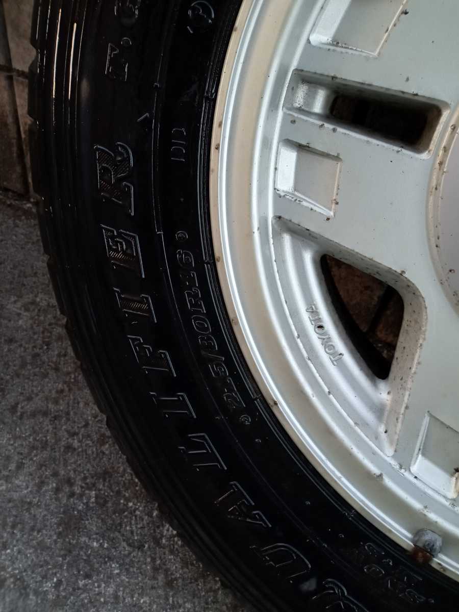 ランクル 70 純正アルミ 16インチ 6j オフセット0 215/80R16 1本 40 60 