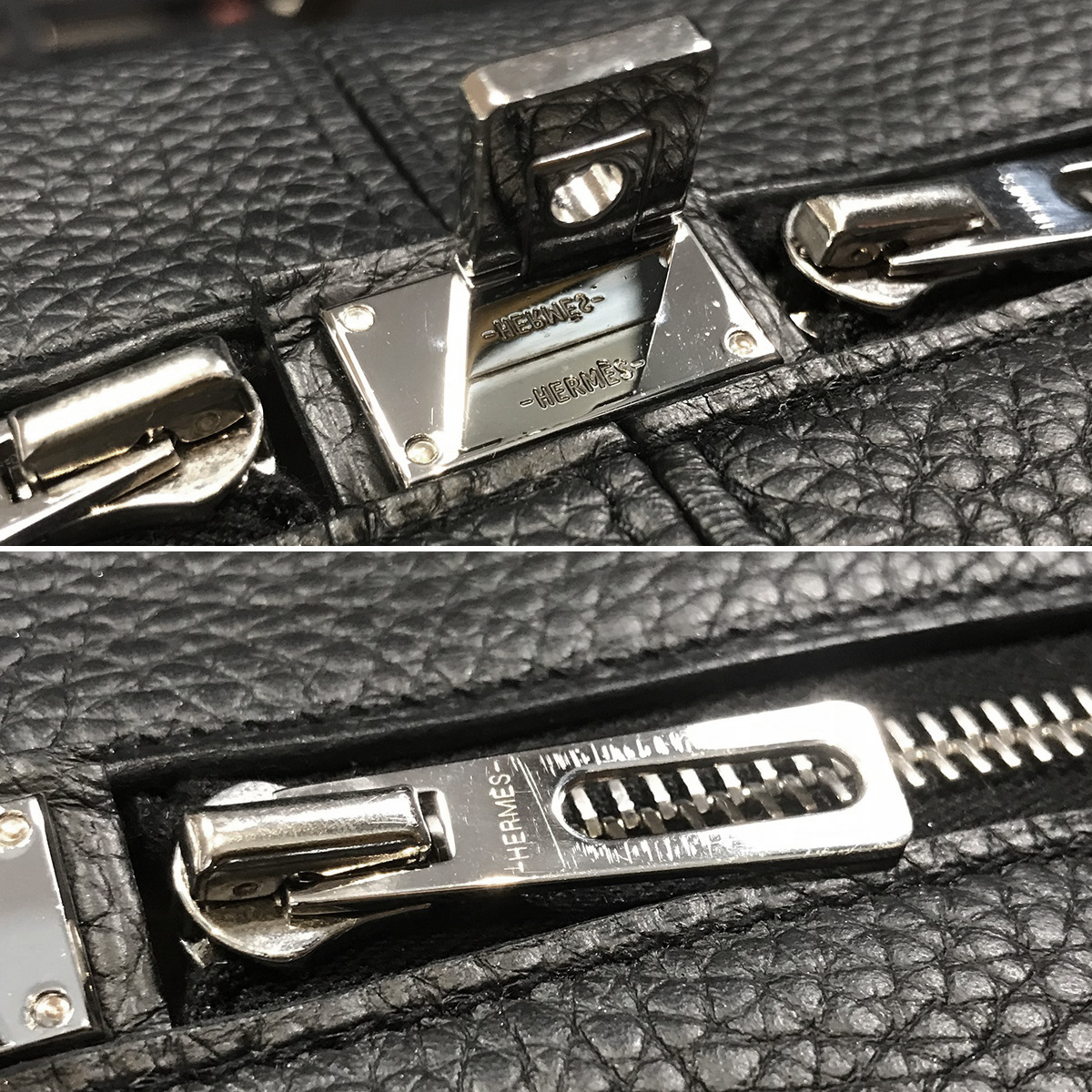 超美品】 エルメス ヴィクトリア 35 ハンドバッグ トリヨン クレマンス 