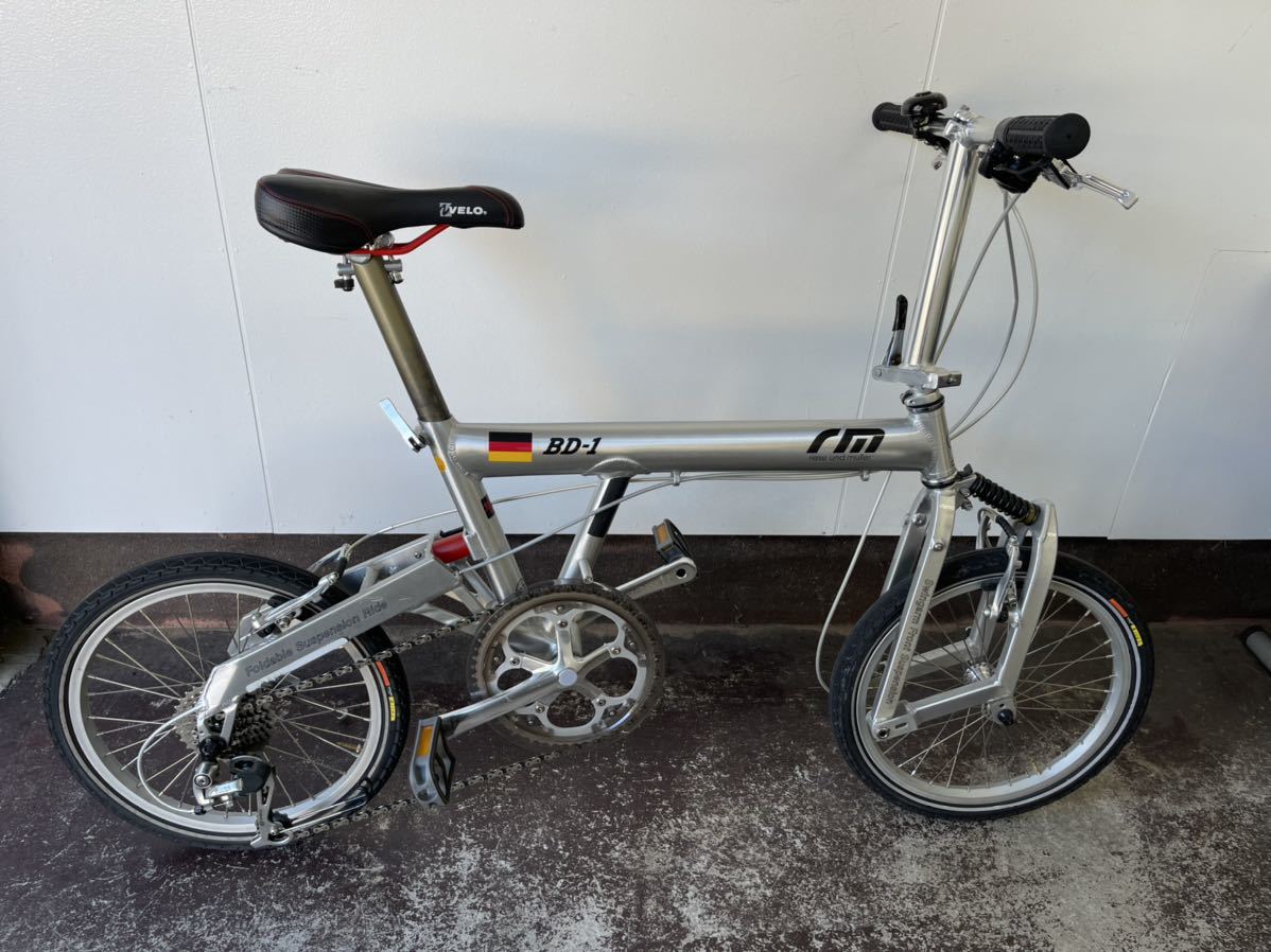 美品】R&M BD-1 折り畳み自転車 専用ケース付｜車体