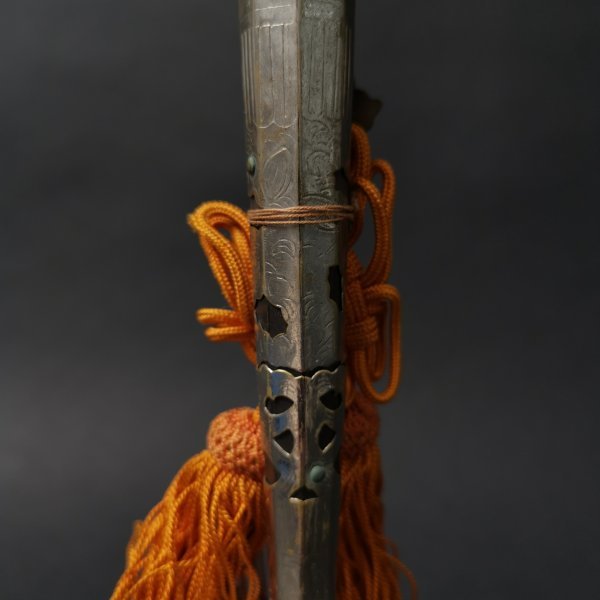 藏 希少 !!【 持鈴 鈴鉦 袋セット 】在銘 京與 お遍路 御詠歌 金剛鈴 鉦吾 鳴物 密教 法具 仏教 仏具 美術 骨董 古美術 時代物 古道具_4