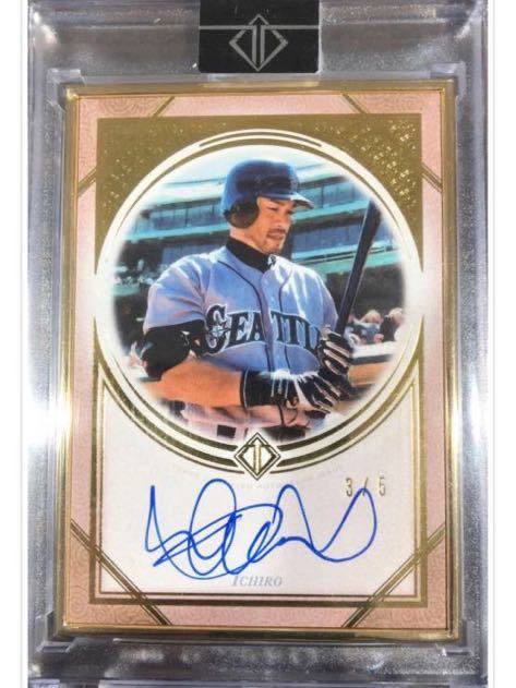 5枚限定】イチロー 直書き サイン 2018 Topps Transcendent Auto 3/5 