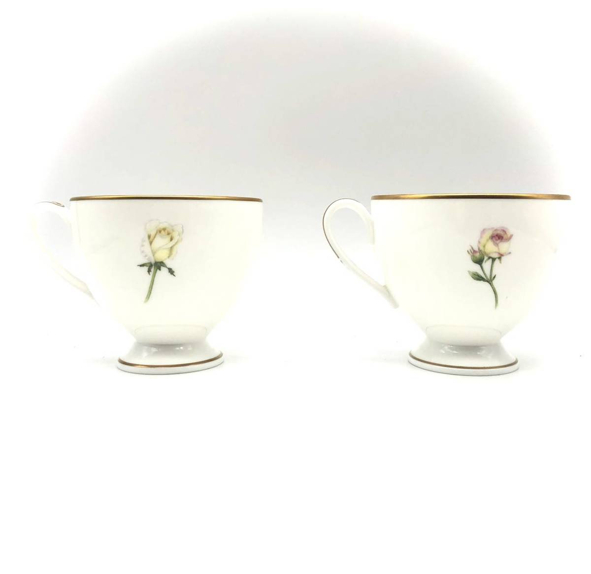 未使用品 ナルミNARUMI Hall of Fame Roses 2客セット ペア カップ 