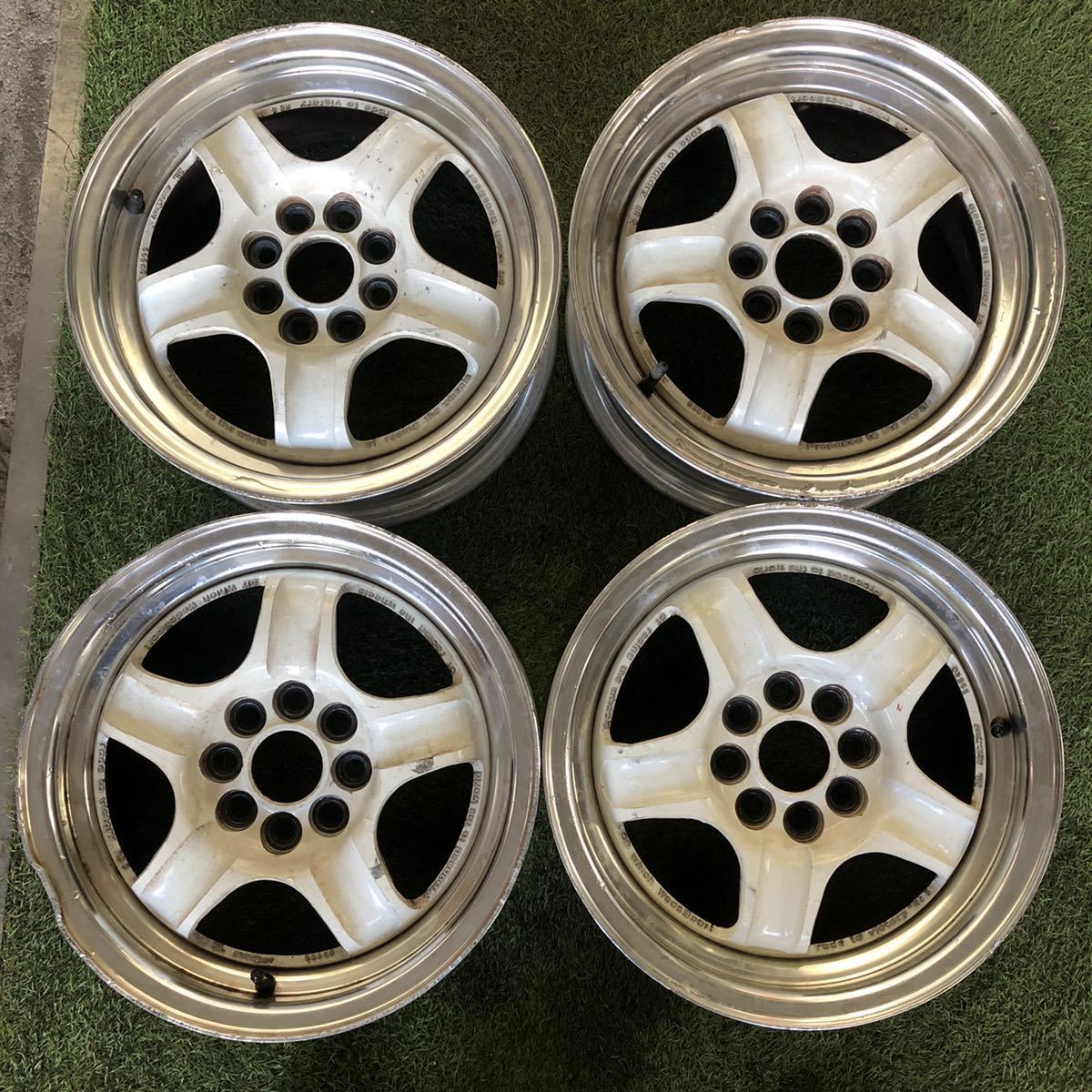 47981126】☆中古ジャンク品☆Weds Sport RS 5 14インチ 14×6.0J ET+35 